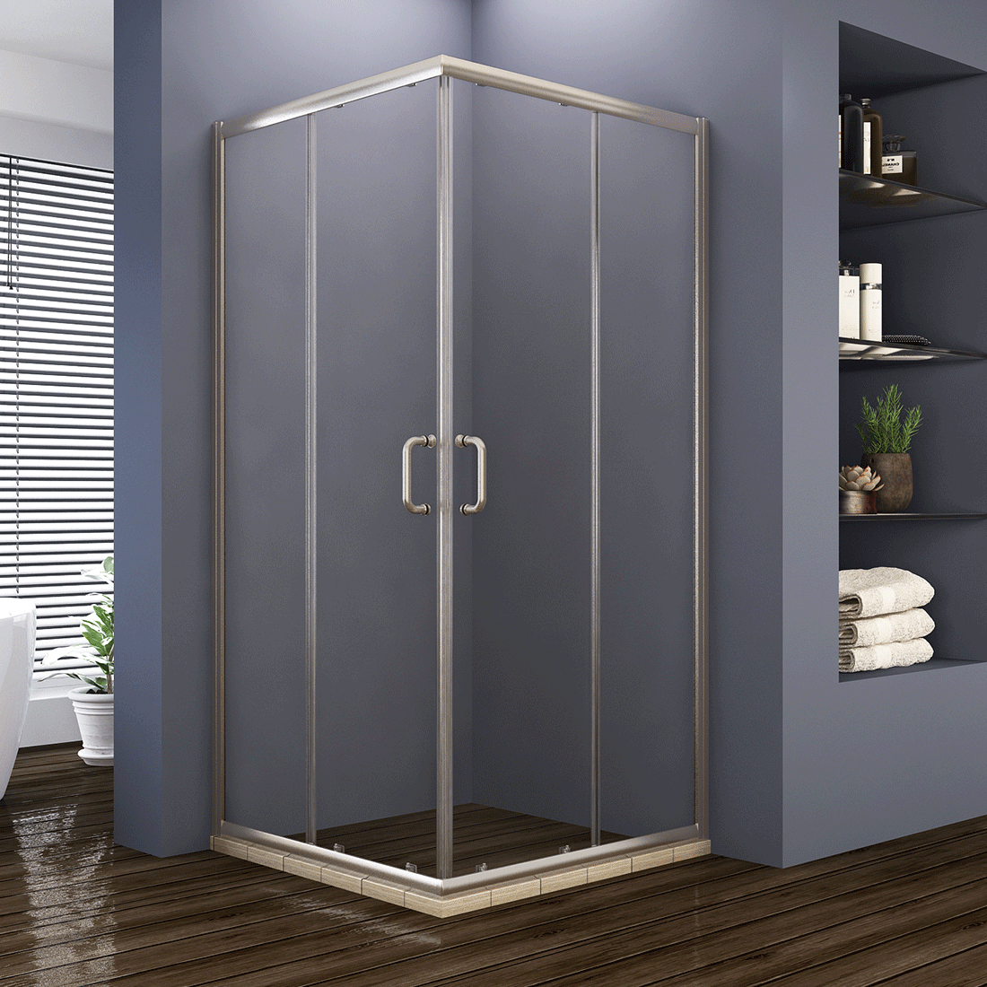 glass sliding shower doors