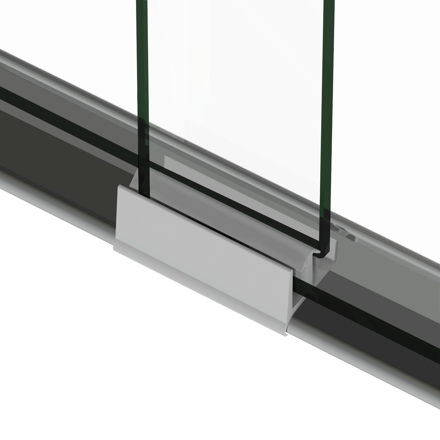ELEGANT 54"x72" Semi-Frameless Bypass Sliding Shower Door ...